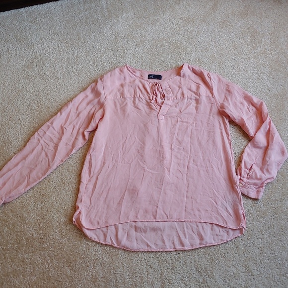 GAP pink long sleeve blouse - Picture 1 of 4